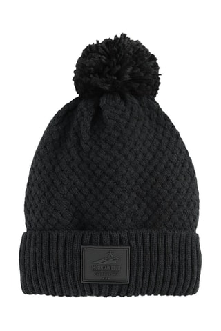 Bonnet à pompon - Noir