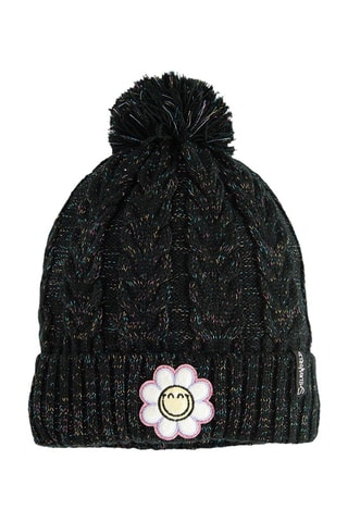 Bonnet à pompon - Noir