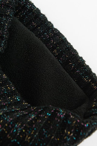Bonnet à pompon - Noir