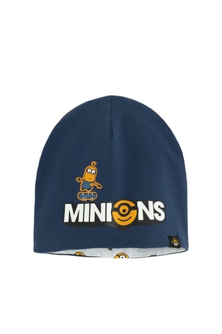 Bonnet réversible Les Minions - Bleu