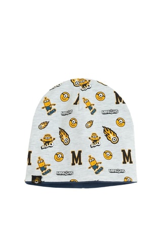 Bonnet réversible Les Minions - Bleu
