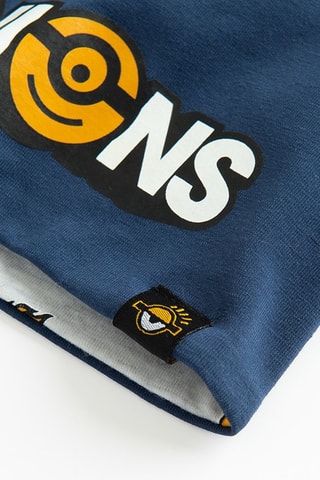 Bonnet réversible Les Minions - Bleu
