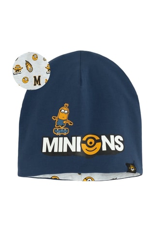 Bonnet réversible Les Minions - Bleu