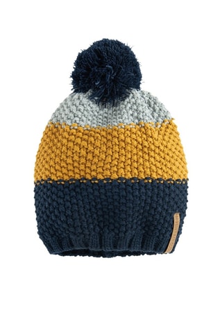 Bonnet à pompon - Bleu