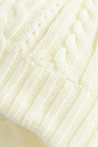 Bonnet aviateur - Blanc cassé