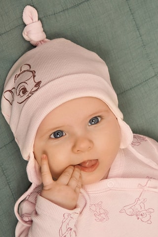 Bonnet aviateur Bambi Disney Rose