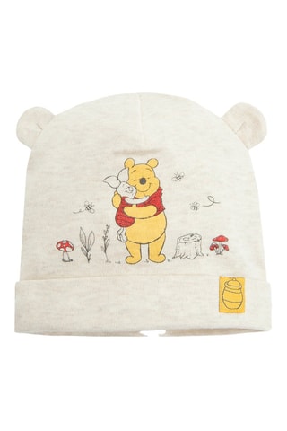 Bonnet Winnie et Porcinet Winnie l’Ourson Disney - Ecru et marron clair