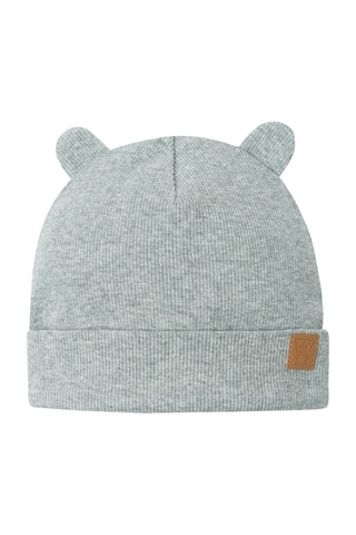 Bonnet à oreilles - Gris clair chiné