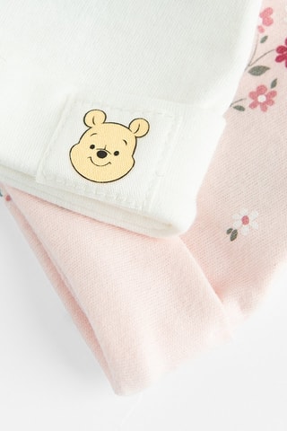 2 bonnets - Blanc et rose