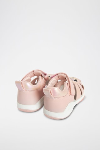 Sandales en cuir Minnie Disney - Rose