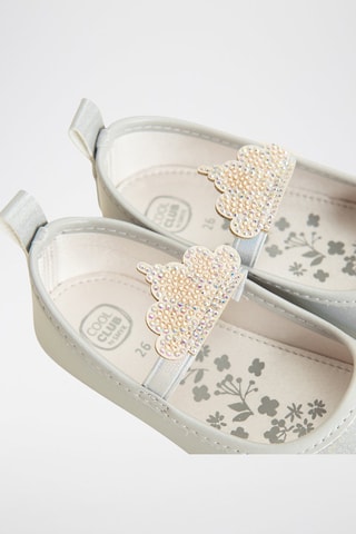 Ballerines vernies - Gris clair