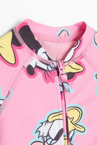 Maillot 1 pièce Minnie et Daisy Disney - Rose