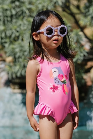 SWIMMING SUIT FLUO PINK