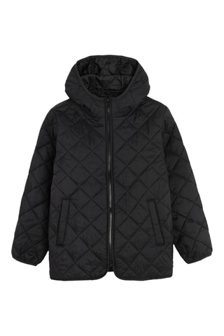 Parka à capuche 2-en-1 - Noir