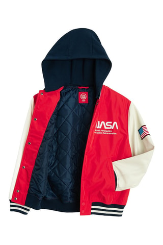Teddy à capuche NASA - Rouge