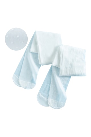2 collants - Blanc
