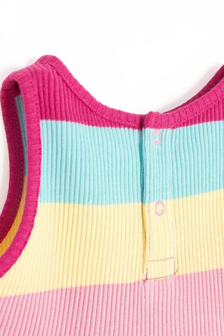 Robe - Jaune et fuchsia