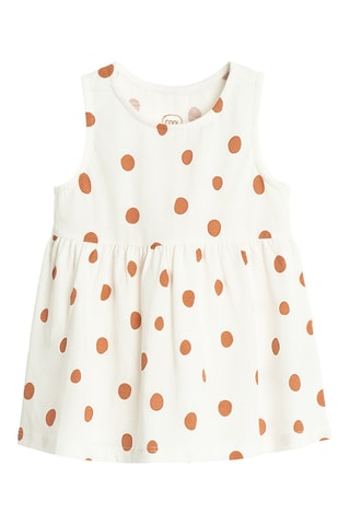 Robe sans manches - Blanc cassé