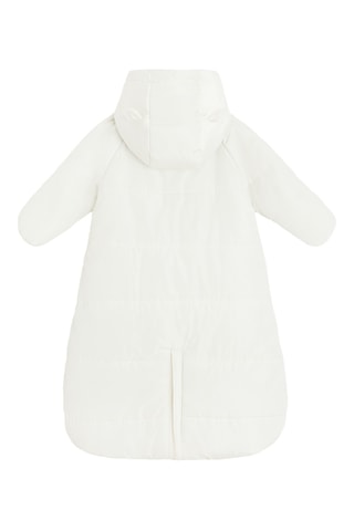 Combinaison à capuche à oreilles - Blanc cassé