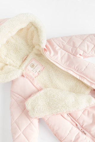 Combipilote à capuche - Rose pâle