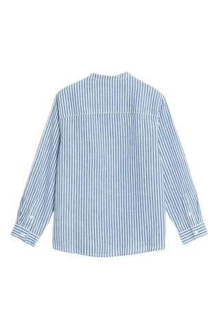 Chemise en lin - Bleu