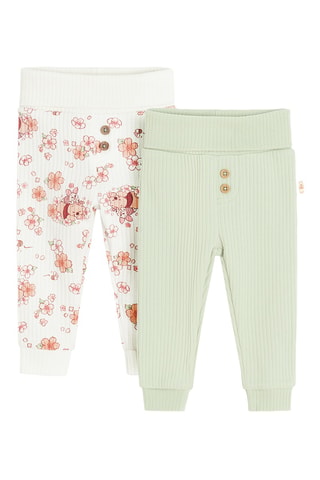 2 leggings Winnie l'Ourson Disney - Vert clair