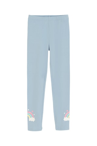 2 leggings - Bleu clair