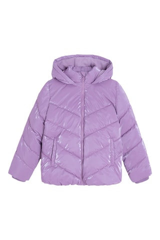 Doudoune à capuche - Violet