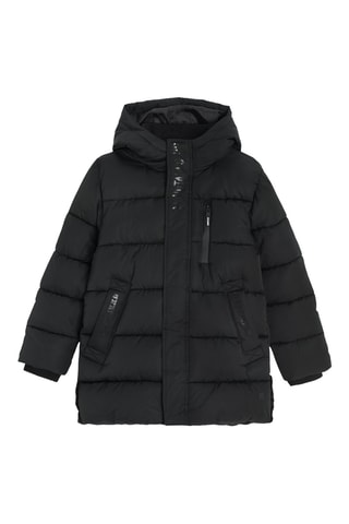 Doudoune à capuche - Noir