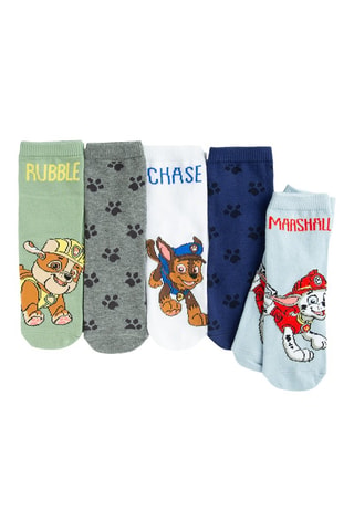 5 paires de chaussettes Pat’ Patrouille - Vert d’eau