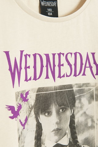 T-shirt Mercredi Adams - Beige