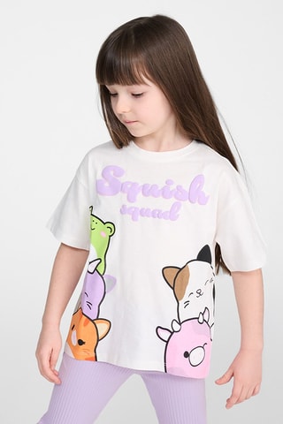 T-shirt Squish Squad - Blanc