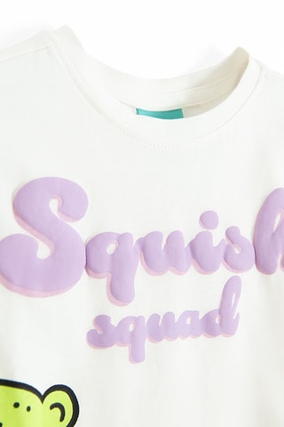 T-shirt Squish Squad - Blanc
