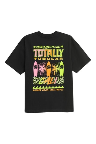 T-shirt Smiley World - Noir