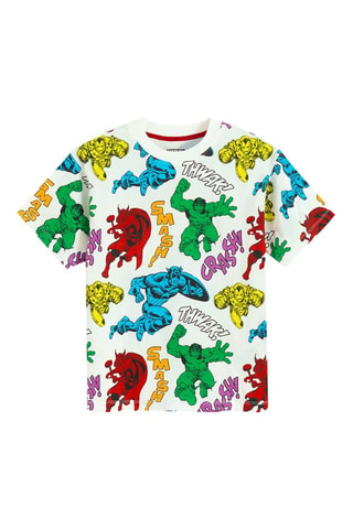 T-shirt Avengers Marvel - Blanc