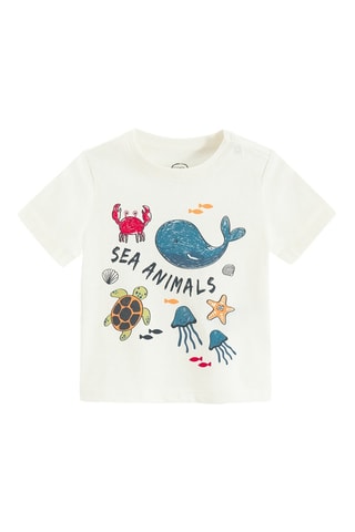 3 t-shirts - Blanc et vert citron