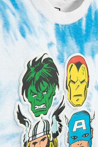 T-shirt Avengers Marvel - Bleu