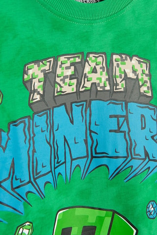 T-shirt Team Miners -  Vert clair