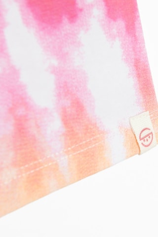 Cycliste tie and dye -  Rose et blanc