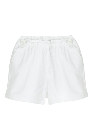 Short en lin - Blanc