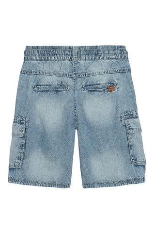 Short en jean Bleu