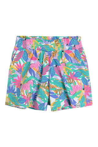2 shorts Vert et mauve