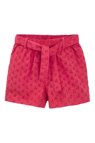 Short en broderie anglaise - Rose