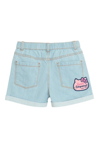 Short en jean Hello Kitty Sanrio - Bleu