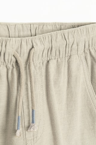 Short en lin - Beige