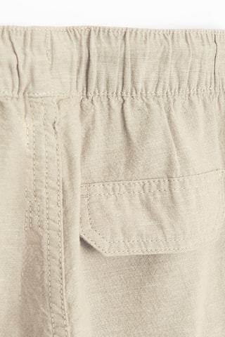 Short en lin - Beige