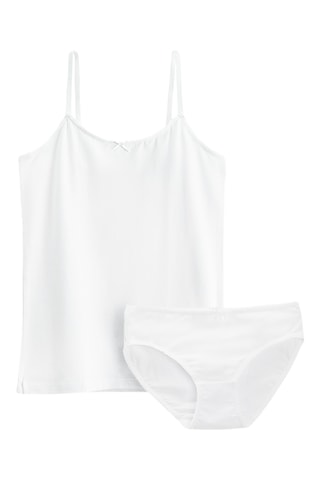 Débardeur et culotte - Blanc