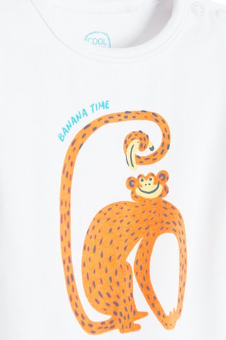 Body et short - Blanc et bleu