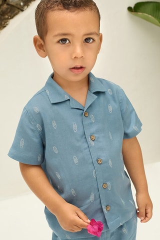 Chemise et short - Bleu clair
