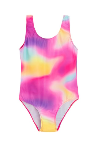 Maillot 1 pièce tie and dye - Fuchsia